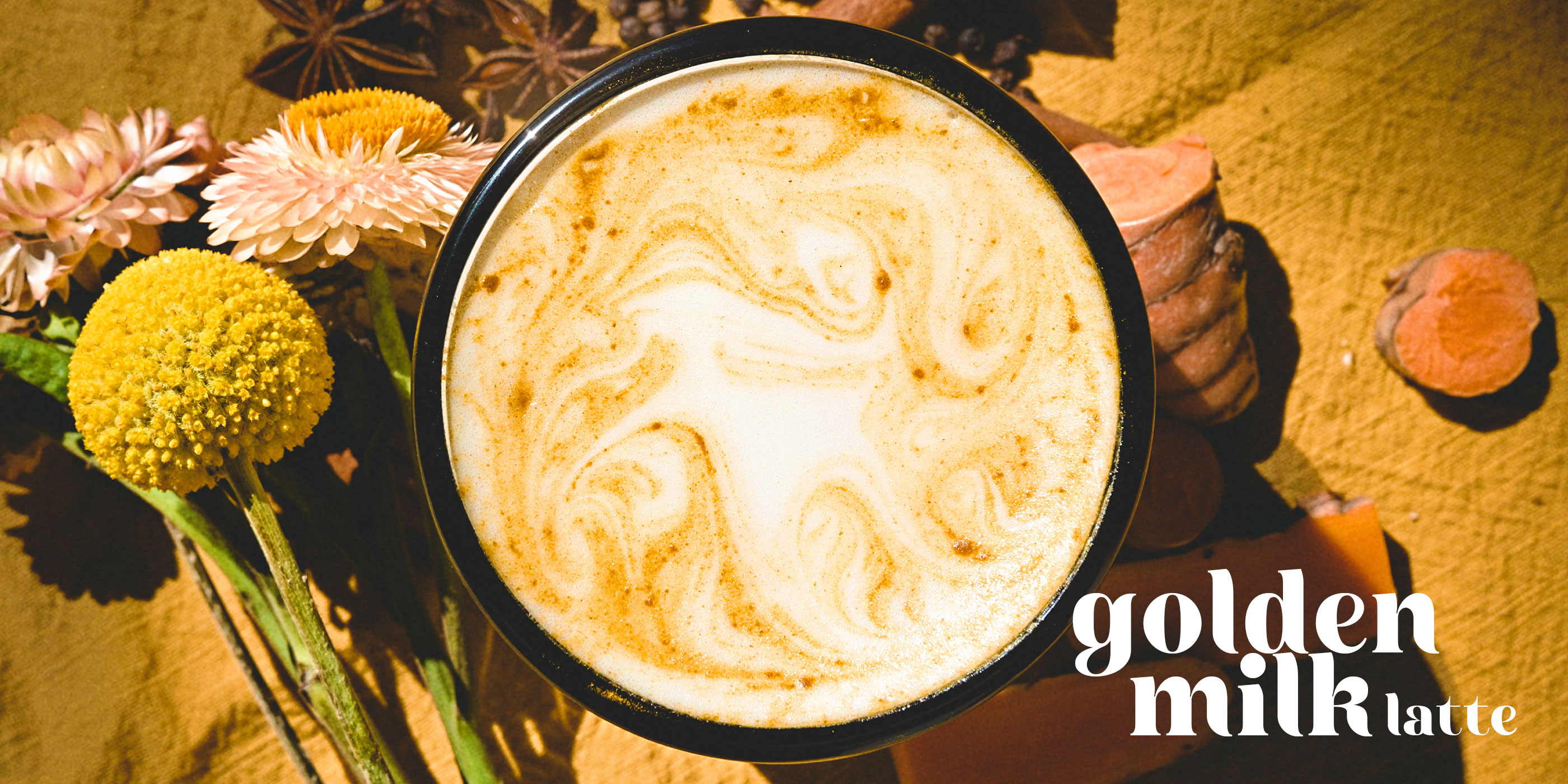 Simmer pot soda with orange and cranberries, and a honey harvest latte with a honey drizzle